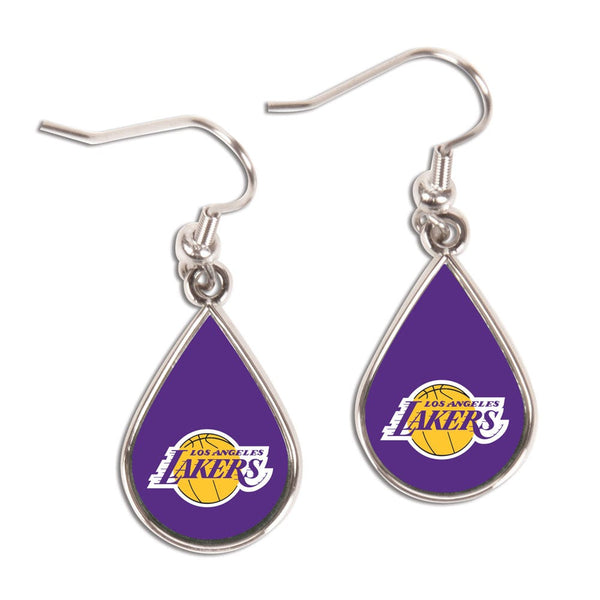 Los Angeles Lakers Earrings Jewelry Carded Tear Drop