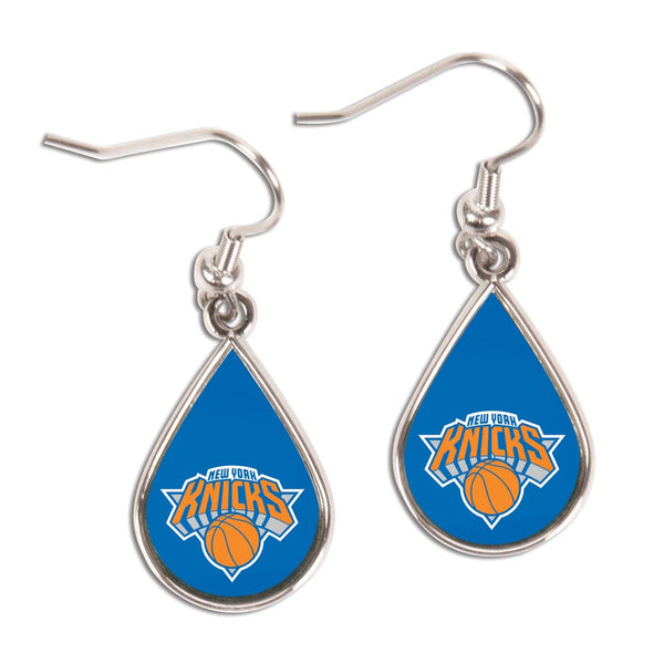 New York Knicks Earrings Jewelry Carded Tear Drop