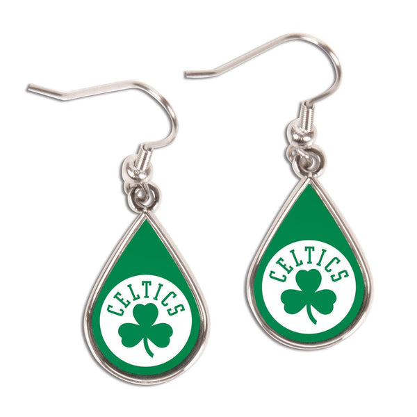 Boston Celtics Earrings Jewelry Carded Tear Drop