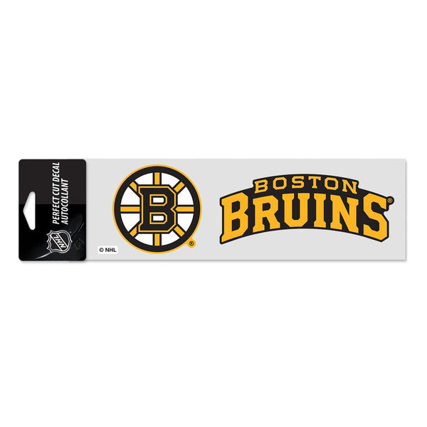 Boston Bruins Perfect Cut Decals 3" x 10"