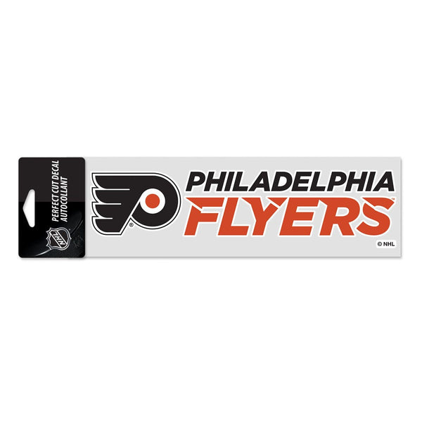 Philadelphia Flyers Perfect Cut Decals 3" x 10"