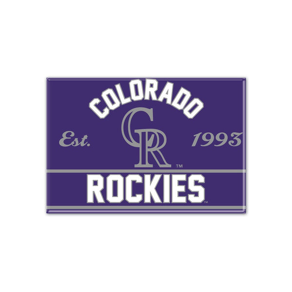 Colorado Rockies Metal Magnet 2.5" x 3.5"