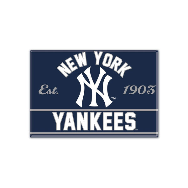 New York Yankees Metal Magnet 2.5" x 3.5"