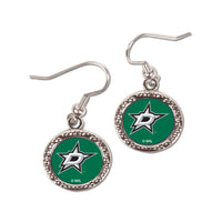 Dallas Stars Earrings Jewelry Carded Round