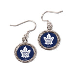 Toronto Maple Leafs Earrings Jewelry Carded Round
