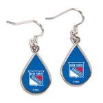 New York Rangers Earrings Jewelry Carded Tear Drop