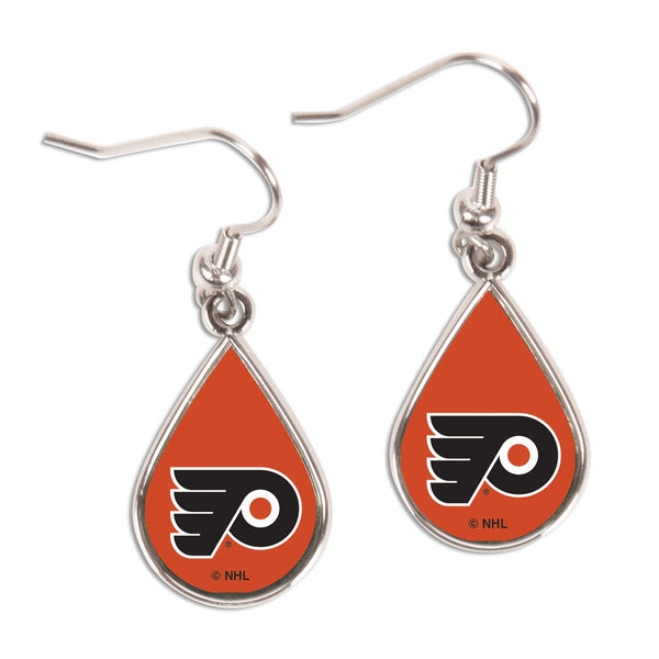 Philadelphia Flyers Earrings Jewelry Carded Tear Drop