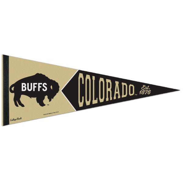 Wholesale-Colorado Buffaloes / Vintage Collegiate Vault Premium Pennant 12" x 30"