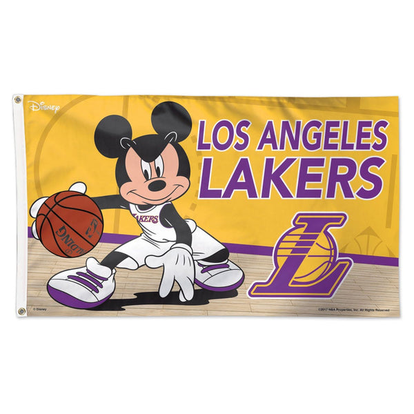 Los Angeles Lakers / Disney Flag - Deluxe 3' X 5'