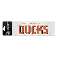 Anaheim Ducks Perfect Cut Decals 3" x 10"