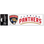 Florida Panthers Perfect Cut Decals 3" x 10"