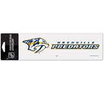 Nashville Predators Perfect Cut Decals 3" x 10"