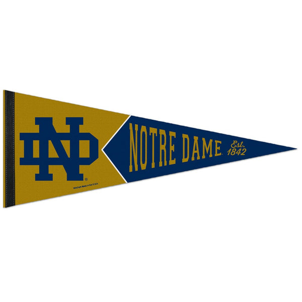 Notre Dame Fighting Irish / Vintage Collegiate Vault Premium Pennant 12" x 30"