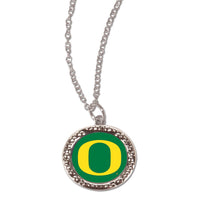 Oregon Ducks Necklace w/Charm Jewelry Card