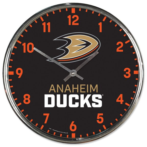 Wholesale-Anaheim Ducks Chrome Clock