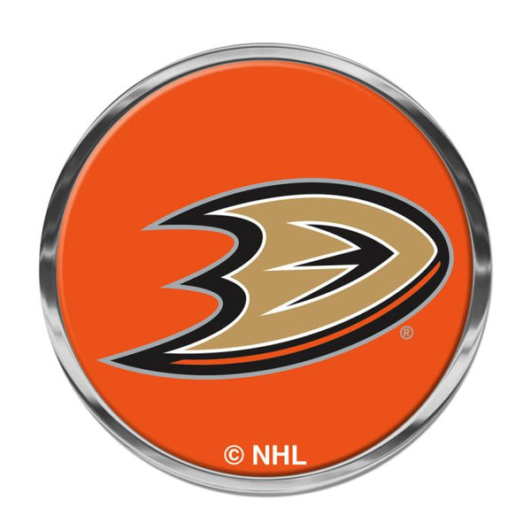 Wholesale-Anaheim Ducks Chrome Metal Domed Emblem