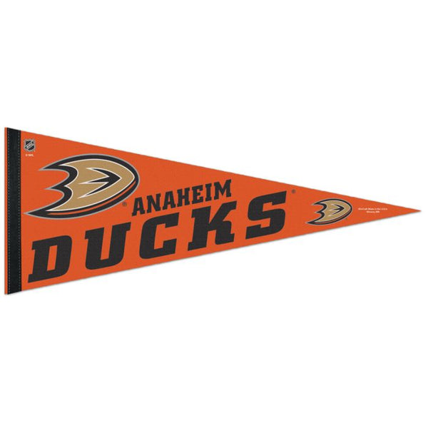 Wholesale-Anaheim Ducks Classic Pennant, bulk 12" x 30"