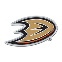 Wholesale-Anaheim Ducks Colored Chrome Free Form Auto Emblem