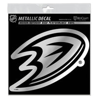 Wholesale-Anaheim Ducks Decal Metallic 6" x 6"