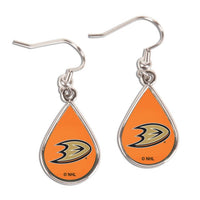 Wholesale-Anaheim Ducks Earrings Jewelry Carded Tear Drop