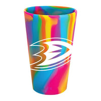 Wholesale-Anaheim Ducks Fashion 16 oz Silicone Pint Glass