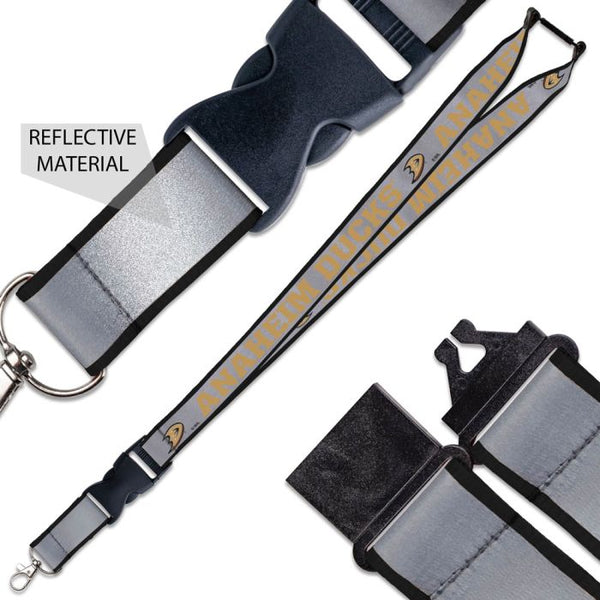 Wholesale-Anaheim Ducks Lanyard w/ Buckle Reflective 1"