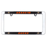 Wholesale-Anaheim Ducks Lic Plt Frame Metal Thin Rim Value