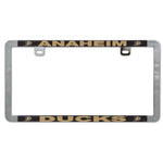 Wholesale-Anaheim Ducks Metal Lic. Plate Frame Slim