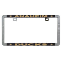 Wholesale-Anaheim Ducks Metal Lic. Plate Frame Slim
