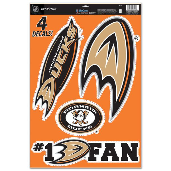 Wholesale-Anaheim Ducks Multi-Use Decal 11" x 17"