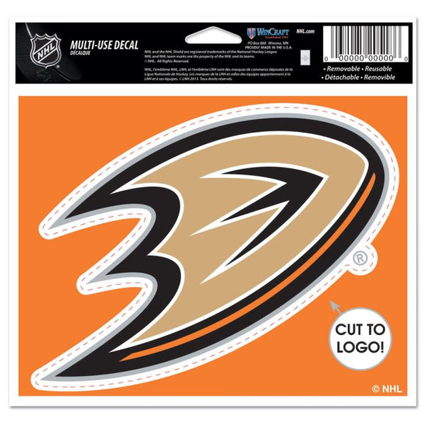 Wholesale-Anaheim Ducks Multi-Use Decal - cut to logo 5" x 6"