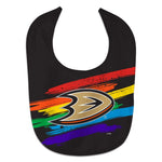 Wholesale-Anaheim Ducks PRIDE All Pro Baby Bib