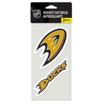 Wholesale-Anaheim Ducks Perfect Cut Decal set of two 4"x4"