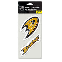 Wholesale-Anaheim Ducks Perfect Cut Decal set of two 4"x4"