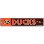 Wholesale-Anaheim Ducks Street / Zone Sign 3.75" x 19"