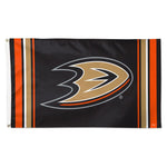 Wholesale-Anaheim Ducks V STRIPE Flag - Deluxe 3' X 5'