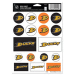 Wholesale-Anaheim Ducks Vinyl Sticker Sheet 5" x 7"