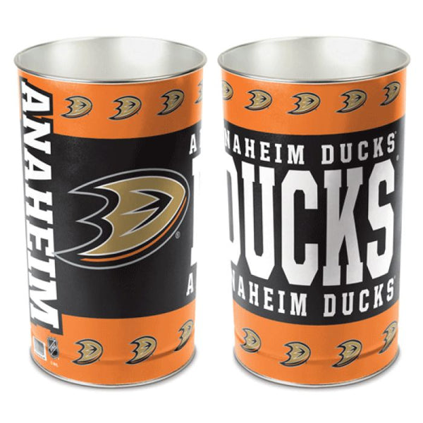 Wholesale-Anaheim Ducks Wastebasket - tapered 15"H