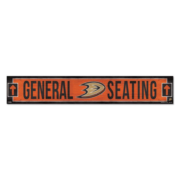 Wholesale-Anaheim Ducks Wood Sign 6"x36" 3/8" thick