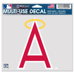 Wholesale-Angels / Cooperstown Multi-Use Decal -Clear Bckrgd 5" x 6"