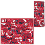 Wholesale-Angels / Cooperstown Scatter Print Fan Wraps