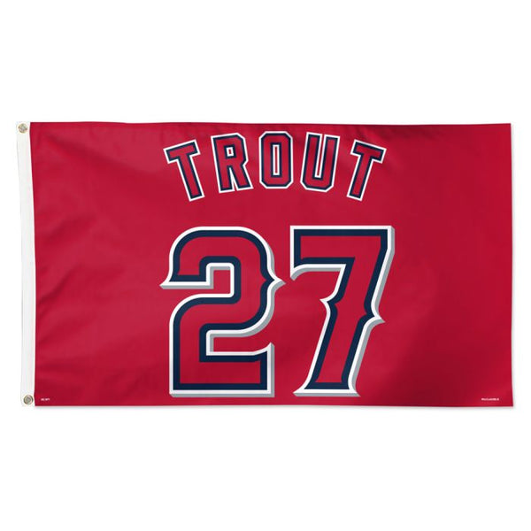 Wholesale-Angels Flag - Deluxe 3' X 5' Mike Trout