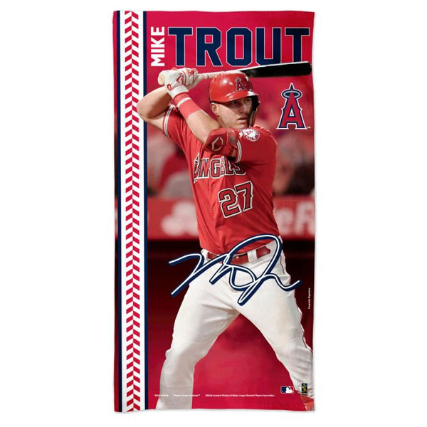 Wholesale-Angels Spectra Beach Towel 30" x 60" Mike Trout