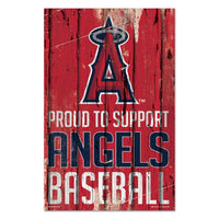 Wholesale-Angels Wood Sign 11" x 17" 1/4" thick