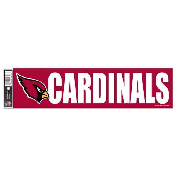 Wholesale-Arizona Cardinals Bumper Strip 3" x 12"