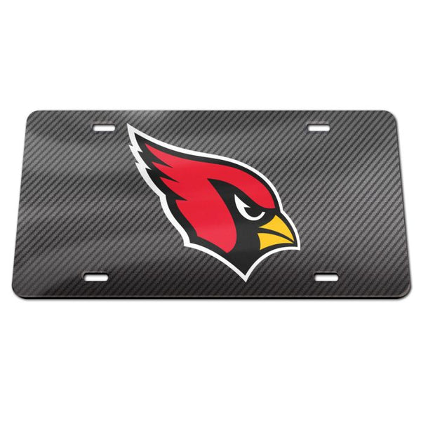 Wholesale-Arizona Cardinals CARBON Acrylic Classic License Plates