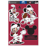 Wholesale-Arizona Cardinals / Disney Mickey Mouse Multi-Use Decal 11" x 17"