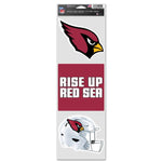 Wholesale-Arizona Cardinals Fan Decals 3.75" x 12"