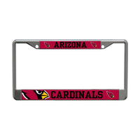 Wholesale-Arizona Cardinals MEGA Lic Plt Frame S/L Printed
