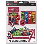 Wholesale-Arizona Cardinals / Marvel (C) 2021 Marvel Multi Use 3 Fan Pack